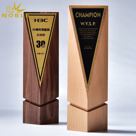 New Design Wooden Award Trophy Yiwu Noble Import & Export Co., Ltd.