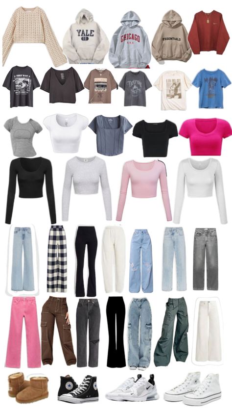 School Clothes Shopping, Cute Easy Outfits For School, Capsule Wardrobe Casual, Simple Outfits For School, Outfits For School, Casual Preppy Outfits, Outfit Inspo Casual, Trendy Outfits For Teens, Clothes And Shoes