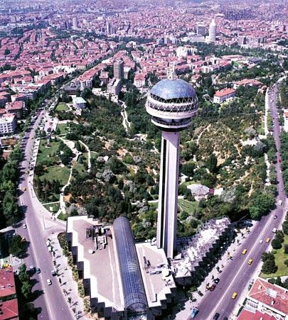 Atakule is a 125m High Communications and Observation Tower Located in the Cankaya District of Central Ankara, Turkey, and is One of the Primary Landmarks of the City Turkey Culture, Turkey Tourism, Empire Ottoman, Turkey Tour, Ankara Turkey, Turkey Photos, Hagia Sophia, Turkey Travel, Famous Places