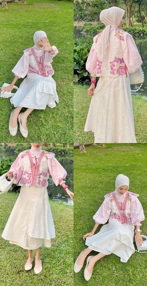 #hijabcasual #gamissyari #FlashSale #photography #hijabibloggers #hijab_am_ #styleblogger #hijabinstan #hijabchamber #Terbaru #hijabdaily Lebaran Outfit, Model Dress Kebaya, Modest Girly Outfits, Rok Outfit, Hijab Look, Muslim Fashion Hijab Outfits, Hijab Style Casual, Batik Fashion, Ootd Dress