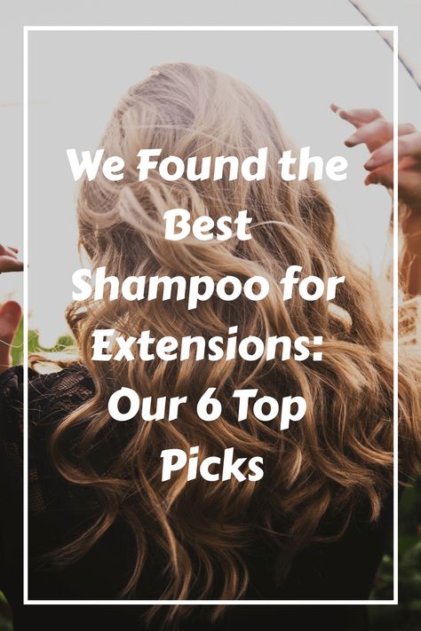 Using the wrong shampoo can damage your extensions. Hair Extension Shampoo And Conditioner, Best Products For Hair Extensions, Best Shampoo For Hair Extensions, Weft Hair Extensions Hairstyles, Hair Extension Lengths, Sew In Extensions, Hair Extension Care, Blonde Extensions, Hair Extension Salon