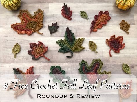 Free Crochet Leaf Patterns to Try this Fall - Crafting for Weeks Crochet Fall Leaf, Crochet Leaf Free Pattern, Crochet Puff Flower, Textured Blankets, Crochet Leaf Patterns, Fall Crochet Patterns, Leaf Patterns, Crochet Leaves, Crochet Hats Free Pattern