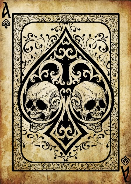 A Playing Card, Playing Card, Black And White, White, Black