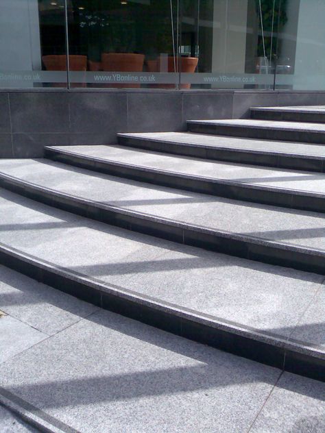 Granite steps, Leeds Granite Steps, Outside Steps, Grey Granite, Driveway, Entrance, Patio