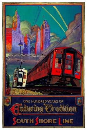 Wild Onion, Posters Advertising, A Streetcar Named Desire, Railroad Art, Urban Electric, Train Posters, Transportation Poster, Michigan City, Needlepoint Ornaments