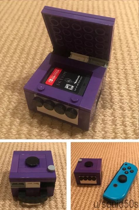 Lego Nintendo Switch, Lego Nintendo, Lego Transformers, Lego Knights, Lego Sculptures, Micro Lego, Lego Diy, Switch Games, Lego Activities