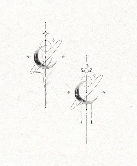 Inner Forearm Tattoo Minimalist, Look Within Tattoo, Moon And Lightning Tattoo, Self Journey Tattoo, Protection Moon Tattoo, Glaxay Tattoos, Celestial Tattoo Ideas For Women, Hip Moon Tattoo, Line Sun And Moon Tattoo