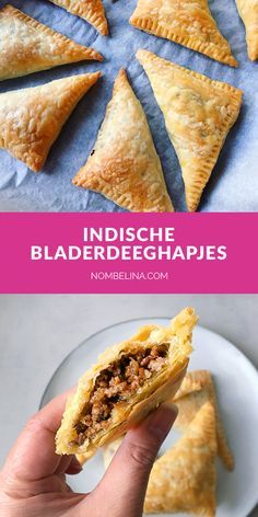 Indische bladerdeeg hapjes #recept Snacks Easy, Snacks Healthy, Healing Recipes, Recipes Appetizers And Snacks, Good Healthy Snacks, Healthy Snacks Easy, Snacks Für Party, Fun Baking Recipes, Lunch Snacks