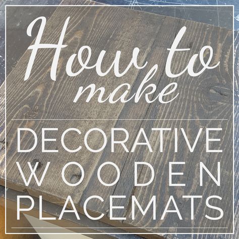 How to Make Decorative Wooden Placemats #FGGDBlog http://www.fggdesigns.com/how-to-make-decorative-wooden-placemats/?utm_campaign=coschedule&utm_source=pinterest&utm_medium=Elisabeth&utm_content=How%20to%20Make%20Decorative%20Wooden%20Placemats Wood Placemats Diy, Wooden Placemats, Wood Placemats, Earth Sheltered Homes, Home Remedies For Pimples, Diy Placemats, Earth Sheltered, Home Fix, House Interiors