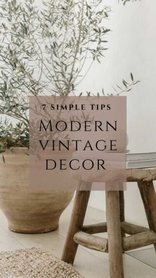 7 QUICK TIPS FOR VINTAGE MODERN HOME DECOR - SUGAR AND SPICE Vintage Neutral Decor, Modern Vintage European Decor, Large Buffet Decor, Coffee Table Styling Organic Modern, Vintage Classy Decor, Simple Earthy Home Decor, White Organic Modern Kitchen, Modern European Home Decor, Earthy Home Living Room