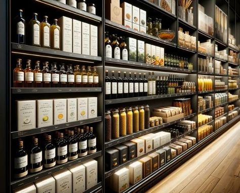 Gourmet Food Marketplace: Wholesale Specialty Food Grocery Shop Design Interiors, Luxury Pantry, Apothecary Ideas, Dream Cafe, Wholesale Candy, African Spices, Specialty Food Store, Cheese Factory, Gourmet Food Store