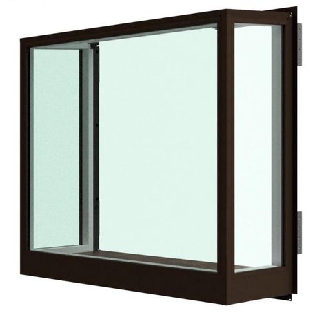 Marvin Unveils New Glass Pop-Out Structure That Expands Interior Space | Residential Products Online Modern Bay Window, Pop Out Window, Bay Window Exterior, Box Bay Window, Kitchen Garden Window, House Plans Design, Bungalow Extensions, Window Brands, Mini Serre