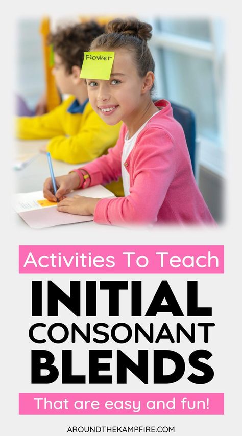 This post is a roundup of teaching ideas and beginning consonant blends activities to help your students master foundational reading skills. I’ve shared initial blends lesson plans, learning videos and songs, teaching resources, children’s books and more. Ending Consonant Blends Activities, Teaching Consonant Blends, Teaching Blends First Grade, Blending Letters Activities, Beginning Blends Activities, Letter Blends Activities, Blending Words Activities, Initial Blends Activities, Blend Activities