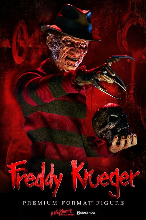 #ANightmareonElmStreet - #FreddyKrueger Horror Villians, Freddy Krueger Art, Freddy's Nightmares, Horror Villains, Horror Pictures, Horror Movie Icons, Horror Artwork, A Nightmare On Elm Street, Horror Posters