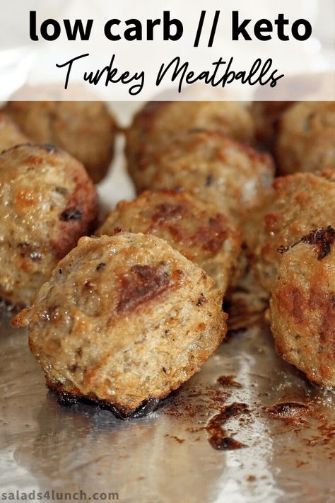 Keto Turkey Meatballs, Low Carb Turkey Meatballs, Keto Turkey, Dinner Recipes Healthy Low Carb, Low Carb Soup Recipes, Low Carb Meatballs, Low Fat Low Carb, Low Carb Low Fat Recipes, Low Carb Chicken Recipes