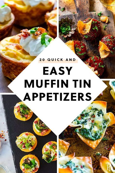 Muffin Tin Appetizers, Mini Muffin Tin Recipes, Muffin Cups Recipes, Muffin Pan Recipes, Muffin Tin Recipes, Meat Appetizers, Cooking Easy, Appetizers Easy Finger Food, Quick And Easy Appetizers