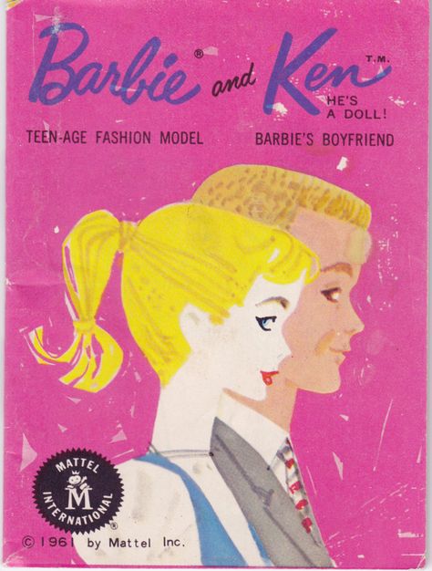 Barbie & Ken 1961 fashion booklet | by PoetC7 Happy 60th Anniversary, Fashion Booklet, Barbie Booklet, Ken Fashion, Im A Barbie Girl, Barbie Style, Pink Books, Barbie Vintage, Barbie I