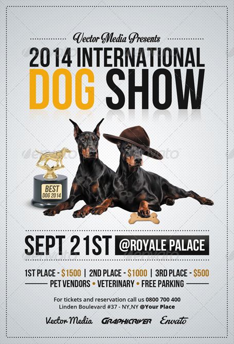 Dog Show - Flyer #Affiliate #Dog, #Ad, #Show, #Flyer Dog Show Poster Design, Pet Event Poster, Dog Show Poster, 222 Poster, Show Poster Design, Cesky Terrier, Pet Event, Show Flyer, Fashion Show Poster