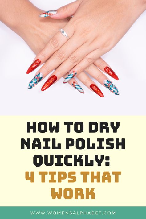 How To Dry Nails Quickly, How To Dry Nail Polish Quickly, How To Get Nail Polish To Dry Faster, How To Dry Nail Polish Fast, Drying Nail Polish Quickly, Nail Polish Drying Tips, How To Make Nail Polish Dry Faster, Insta Dry Nail Polish, Best Quick Drying Nail Polish