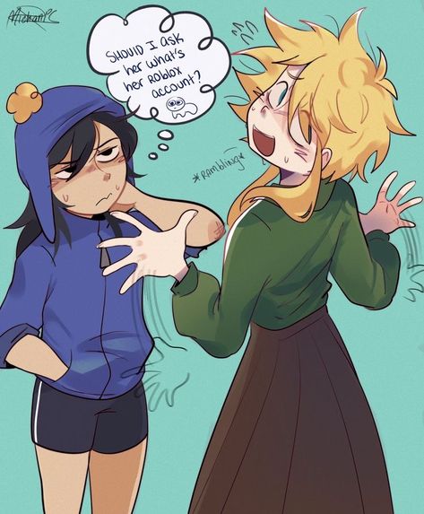 Fem Creek South Park, South Park Ships Fanart, Fem Craig Tucker, Creek And Style, Creek R34 South Park, Genderbend Creek, Genderbent South Park, Creek Fanart South Park, South Park Creek Fanart