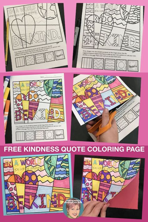 Pink Shirt Day Art, Pink Shirt Day Activities For Kids, Learning Pods, Kindness Club, Pink Shirt Day, Art With Jenny K, Teaching Kindness, Visual Journals, Kindness Activities