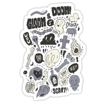 Alternative Stickers, Halloween Scary, We Heart It, Ghost, Lost, Marketing, Tumblr, Art