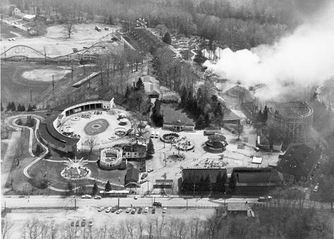 Idora Park fire. Youngstown, Ohio Falls Of The Ohio State Park, Haunted Ohio, Ohio Amusement Parks, Idora Park Youngstown Ohio, Ohiopyle State Park, Youngstown Ohio, Wooden Roller Coaster, Local History, Amusement Park