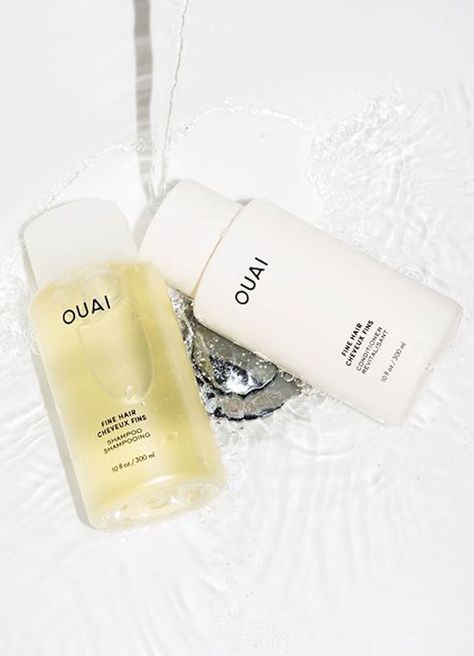 Ouai Fine Hair Shampoo and Conditioner Review | Editor Test Ouai Skincare, Ouai Hair Products, Ouai Fine Hair, Fine Hair Shampoo, Ouai Shampoo, Skincare Wishlist, Ouai Hair, Shampoo For Fine Hair, Ouai Haircare