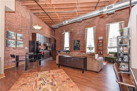 What do you think about this 1 bed Condo at 309 - 26 Ontario Street, Guelph I found on http://www.zolo.ca for $324,900? West Loop Chicago, Chicago Condos, Loft Office, Warehouse Home, Live Work Space, Contemporary Dining Room, Home Inspection, Room Pictures, Exposed Brick