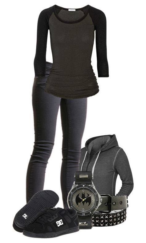 "Outfit" by roseangel145 ❤ liked on Polyvore featuring Dr. Denim, DC Shoes, James Perse, women's clothing, women, female, woman, misses and juniors Dc Shoes Outfit Women, Dc Outfits, Dc Shoes Women, Skate Fits, Emo Fits, Outfit Polyvore, Dream Outfits, Dc Shoes, Clothing Women