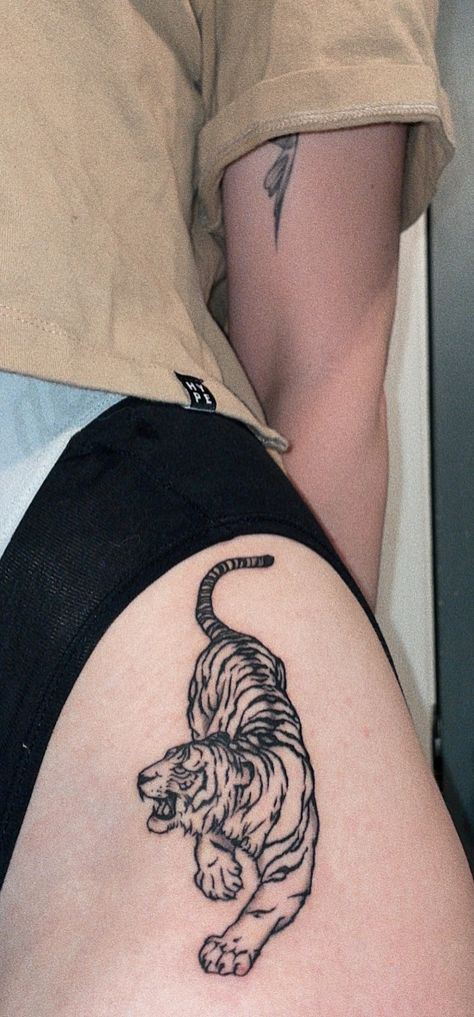 Tiger Ankle Tattoo, Tiger Knee Tattoo, Tiger Shin Tattoo, Korean Tiger Tattoo, Korean Style Tiger Tattoo, Japanese Tiger Leg Tattoo, Korean Tiger, Tattoo Tiger, Shin Tattoo