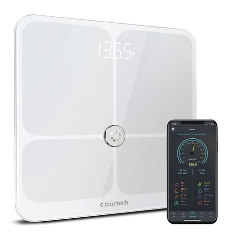 New Innotech Smart Bath Scale kitchen dining. Fashion is a popular style Weight Scales, Health Application, Bathroom Scales, Weight Goals, Body Scale, Google Fit, Body Fat Scale, Smart Scale, Apple Health