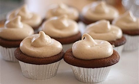 Eggnog Frosting, Tastee Recipe, Spice Sugar Cookies, Cinnamon Cream Cheese, Gingerbread Cupcakes, Cream Cheese Frosting Recipe, Stronger Together, Cinnamon Cream Cheese Frosting, Frosting Recipe