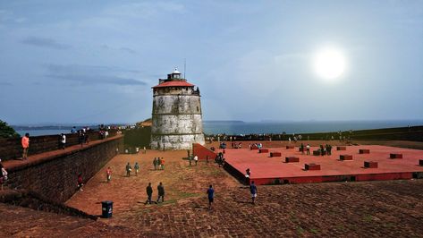 People who visit #Goa certainly visits #Fort Aguada because of its magnificent architecture. In old days, Fort Aguada was a house of Portuguese, now has been transformed to a jail. Enjoy the view from the lighthouse while you are here. Get Customized Packages for Your Amazing Holidays. Call Trip Night at 63755-14102, or drop a mail at info@tripnight.com for the customized quote. Aguada Fort Goa, Magnificent Architecture, Hill Station, Family Holidays, The Lighthouse, Adventure Activities, Holiday Books, Your Amazing, Travel Agent