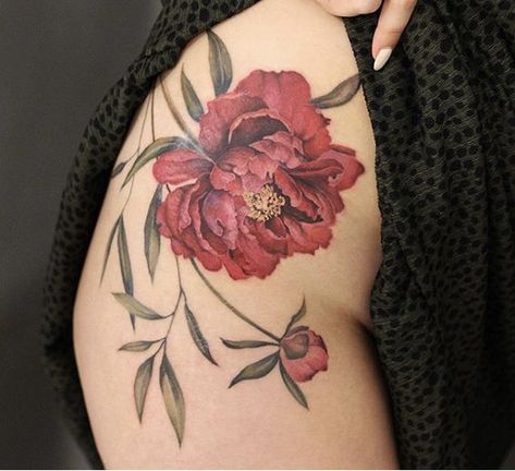 Scarlet Begonias Tattoo, Begonia Flower Tattoo, Begonia Tattoo, Tattoo Emo, Tattoo Coverup, Mastectomy Tattoo, Kawaii Tattoo, Tattoo Cover-up, Ink Ideas