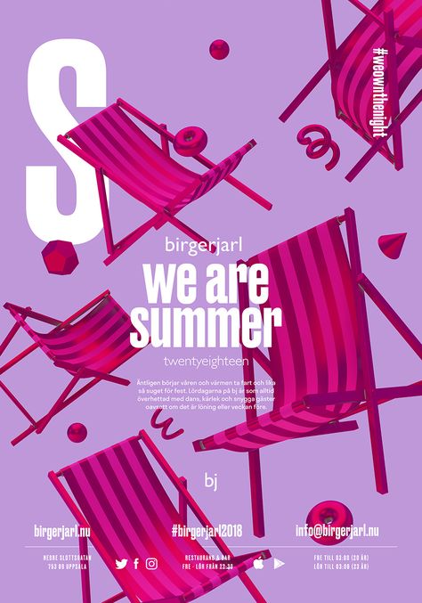 Birger Jarl - Summer of 2018 - Event branding by creative director Radim Malinic Summer Fest, Event Posters, Summer Poster, Diy Event, Event Branding, Jazz Festival, Event Poster, Event Marketing, Summer Events