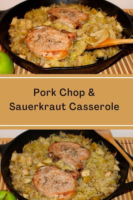 Pork Chops Sauerkraut Apples, Pork Chop Recipes Crockpot Saurkraut, Saurkraut And Pork Chops Oven, Sauerkraut And Porkchops, Pork Chops And Sour Kraut Oven, Sauerkraut And Pork Chops, Pork Chops And Sauerkraut Skillet, Recipes That Use Sauerkraut, Pork Chop Sauerkraut Recipes