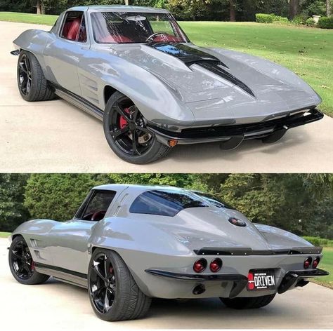 63 Corvette, 1963 Corvette, Corvette C2, Hot Rods Cars Muscle, Old Muscle Cars, Chevy Muscle Cars, Cars Muscle, Custom Muscle Cars, Sweet Cars