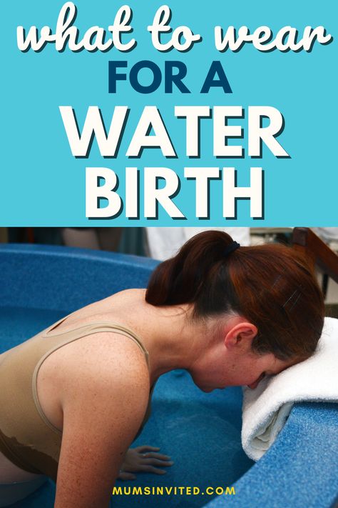 Not sure what to wear for a water birth?Discover all the options and alternatives to wear during a water birth in the hospital, at a birth centre or even at home! Birth. Water Birth. Birthing Pool. Water Birth Clothes, Hospital Water Birth, Home Birth Ambiance, Water Birth Outfit, Home Birth Prep, Natural Birth Videos Pushing, Water Birth Video, At Home Birth, Birthing Pool