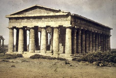 Temple of Hera II, Paestum, c. 460 B.C. Temple Of Zeus, Greek Civilization, Architecture Ancient, Greek Architecture, Greek Temple, Ancient Temple, Ancient Greek Architecture, Roman Architecture, History Architecture