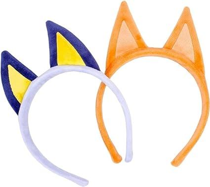 PLUSMAYI Dog Ears Headband Adult, 2 Pcs Cute Lovely Hairband Plush Cat Ears Headband Dress Accessory (Dog001, One Size) Bluey And Bingo Costume, Alien Headband, Plush Headband, Dog Ears Headband, Alien Monster, Dog Themed Parties, Monster Plush, Alien Costume, Dog Ears