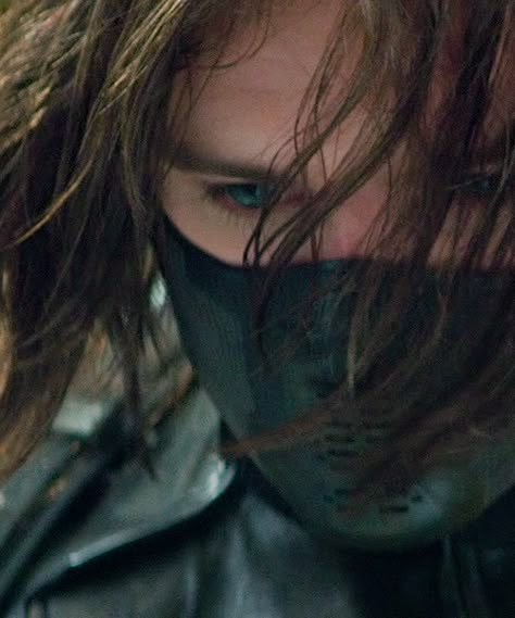 Oh my look at those eyes!! Our Winter Soldier/Bucky Barnes :( The Winter Soldier, These Broken Stars, Bucky Barnes Aesthetic, Steel Blue Eyes, The Dark Side, James Buchanan "bucky" Barnes, Behind Blue Eyes, Captain America Winter Soldier, Winter Soldier Bucky