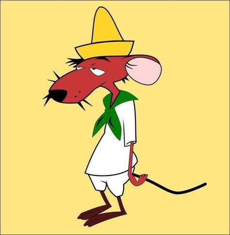 Slowpoke Rodriguez Tattoo, Slow Poke Rodriguez, Slowpoke Rodriguez, Cool Cartoon Characters, Good Morning Gif Funny, Jessica Rabbit Cartoon, Vintage Italian Posters, Shadow Tattoo, Speedy Gonzales