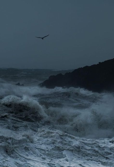 Ocean Academia, Dark Beach, Rough Seas, Lighthouse Keeper, Water Aesthetic, Stormy Sea, Ocean Vibes, Gray Aesthetic, Aesthetic Pics