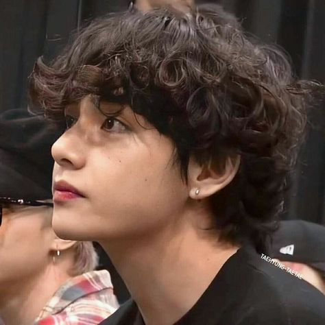 Ani⁷♡'s BTS 💀 on Twitter: "Taehyung in black hair — a thread… " V Hair Bts, V Hair, Hair Icon, Taehyung Photoshoot, Black Curly Hair, Memes Xd, Bts Girl, Permed Hairstyles, Hair A