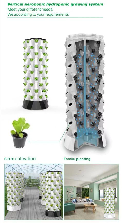 Hydroponic Gardening System, Home Hydroponics, Vertikal Garden, Indoor Vegetables, Hydroponic Farming, Hydroponics Diy, House Ranch, Vertical Farming, Vegetable Garden Diy