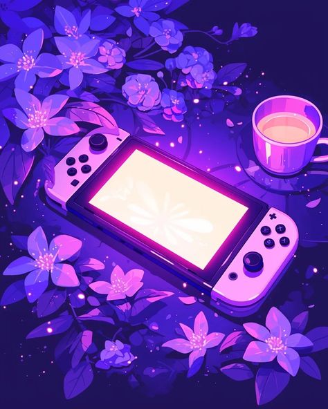 Cozy gaming✨🎮 Are you playing anything interesting? I just tried the Cat Quest 3 demo on the switch and it's so adorable😻🐾 . . . #cozyvibes #cozygaming #cozyaesthetic #dreamy #gamergirl #aiartengagement #AIart Video Game Console Aesthetic, Gamer Witch Aesthetic, Cozy Purple Aesthetic, Gaming Asthetic Picture, Game Wallpaper Aesthetic, Game Over Aesthetic, Gaming Widget, Playing Games Aesthetic, Aesthetic Video Games