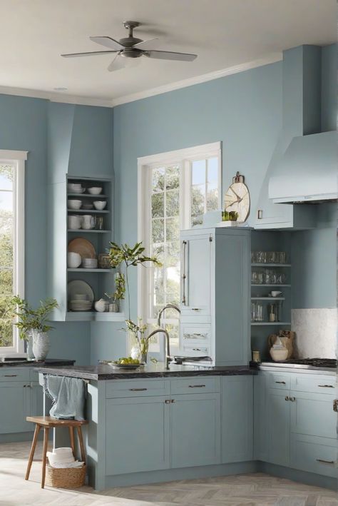 Dive into "Ocean Spray" by Benjamin Moore for a coastal-cool kitchen refresh in 2024. Discover if this trendy hue suits your interior design style. #Ad #homedecor #homedesign #kitchen #Painthome interiorarchitecture best Wall Colors for kitchen Colors
Bright Room Colors
best colors combinations 
Home Remodeling
Modern Paint Colors
2024 Buxton Blue, Paint Colors 2024, Coastal Inspired Kitchens, Bright Room Colors, Benjamin Moore Kitchen, Best Wall Colors, Modern Paint Colors, Color Combinations Home, Best Color Schemes