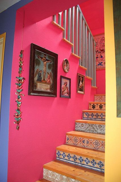 Estilo Kitsch, Mexican Interiors, Mexican Colors, Casas Coloniales, Mexican Home Decor, Mexican Home, Mexican Decor, Deco Boheme, Mexican Style