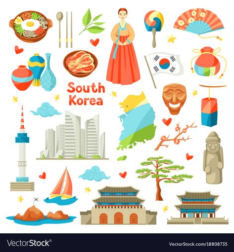 Drawing Planner, Korean Painting, Travel Poster Design, Korean Design, Korea Travel, Korean Art, Learn Korean, Korean Traditional, Nature Design